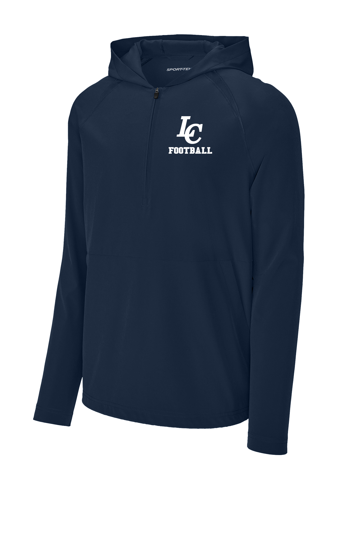 Sport-Tek® Repeat 1/2-Zip Long Sleeve Hooded Jacket