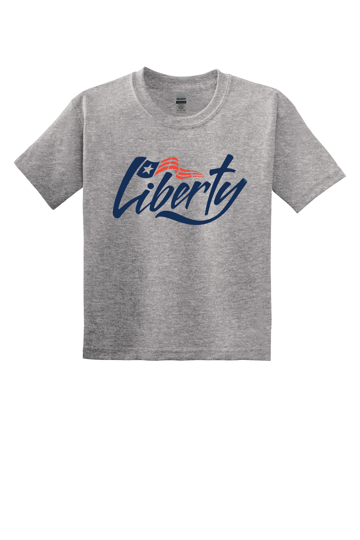 G8000_B / 50 Cotton - 50 Poly/  Youth  T-Shirt